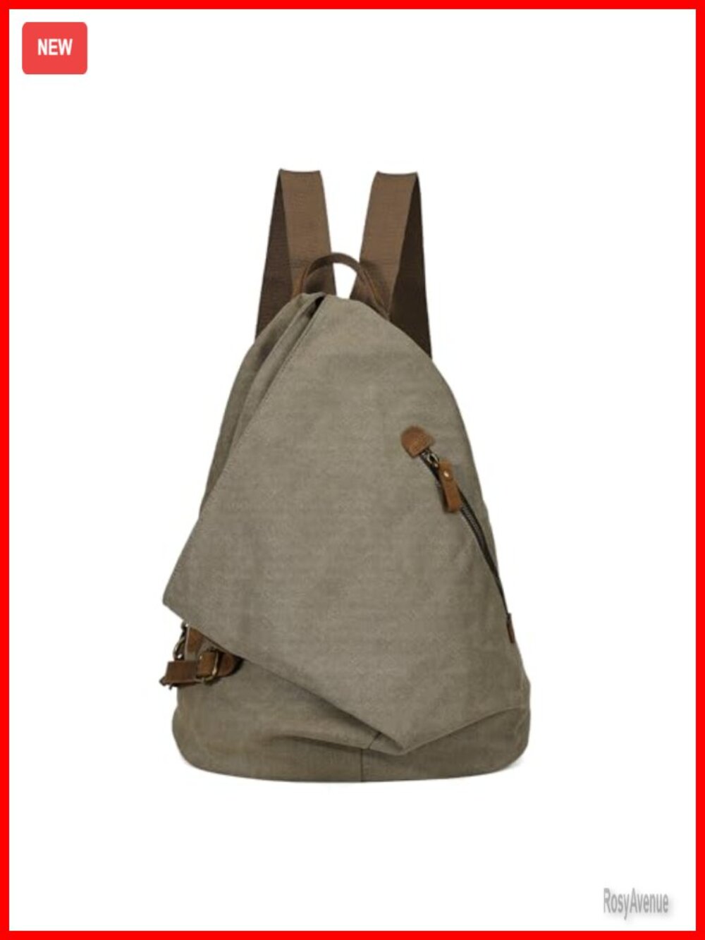 Canvas Vintage Backpack Large Casual Daypack Outdoor Travel Rucksack Hiking